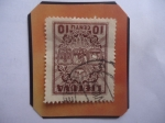 Stamps Lithuania -  Lietuva - Escudo de Armas - Sello de 10 Cts Liituano, año 1934