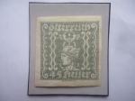 Stamps Austria -  Mercurio- Mitología, Dioses- Serie: Sellos de periódico, 1921/22. Valor de 45 Heller Austro-Húngaro,