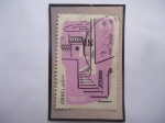 Stamps Israel -  Zefat - Ciudad de Zefat - Serie: Atraciones- Sello de 0,15 Lira, año 1960