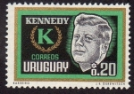 Stamps : America : Uruguay :  Muerte de John F. Kennedy