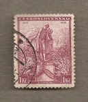 Stamps Czechoslovakia -  Estatua de K. H. Macha en Praga