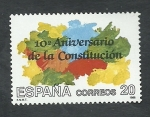 Stamps Spain -  10 aniver.de la constitucion