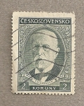 Sellos de Europa - Checoslovaquia -  Presidente Masaryk