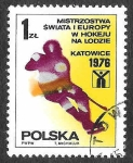 Sellos de Europa - Polonia -  2153 - Campeonato del Mundo de Hockey Sobre Hielo