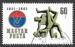 Stamps Hungary -  1404 - L Aniversario del Club Deportivo Steel Workers