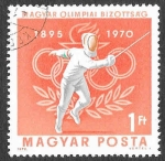 Stamps Hungary -  2038 - LXXV Aniversario del Comité Olímpico de Hungría