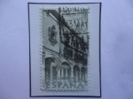 Stamps Spain -  Ed:1996-Casa en la Ciudad de Santiago de Queretaro (mexico)-Exploradores y Conquistadores de Americ