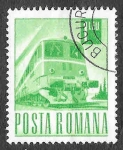 Sellos de Europa - Rumania -  1975 - Locomotora