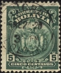 Sellos de America - Bolivia -  Escudo de Bolivia.
