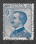 Sellos de Europa - Italia -  100 - Víctor Manuel III de Italia