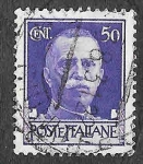 Stamps Italy -  445 - Víctor Manuel III de Italia