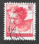 Stamps Italy -  820 - Escultura de Michelangelo