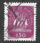 Stamps : Europe : Portugal :  621 - Barco Antiguo de Vela