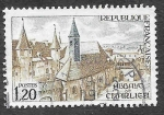 Stamps France -  1335 - Abadía de Charlieu
