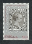 Stamps Spain -  csntenario 1era.emicion Alfonso  XIII