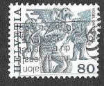 Stamps Switzerland -  643 - Grifos de Basilea