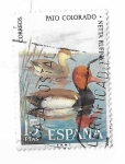 Stamps Spain -  Edifil 2138. Fauna hispánica. Pato Colorado