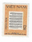 Sellos de Asia - Vietnam -  Himno