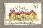 Stamps Germany -  Palacio Moritzburgo cerca de Dresde