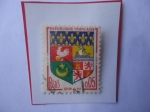 Sellos de Europa - Francia -  ORAN-(Argelia)- Escudo de Armas de Orán (Argelia Francesa)-Periodo Colonial.