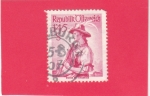 Stamps : Europe : Austria :  traje regional