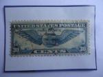 Stamps United States -  Trans-Atlantic - Globo Terráqueo - Globo Terráqueo Alado
