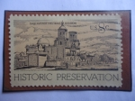 Sellos de America - Estados Unidos -  San Xavier del Bac Mission(Misión Católica Española- Tucson-Arizona)- Historic Preservation- Año 197