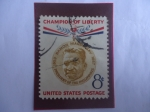 Stamps United States -  Champion of Liberty- Ramón Magsaysay (1907-/57) - 7° presidete de Felipinas (1953-1957)