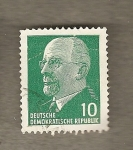 Stamps Germany -  Presidente DDR