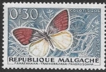 Stamps Madagascar -  mariposas