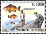 Stamps : Africa : S�o_Tom�_and_Pr�ncipe :  pesca