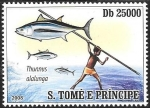 Sellos de Africa - Santo Tom� y Principe -  pesca