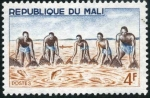 Stamps : Africa : Mali :  Pesca