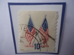 Sellos de America - Estados Unidos -  Bandera de Estados Unidos - Bandera d 50 Estrella - Bandera de 13 Estrella - Serie:1970/74.