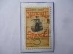 Stamps United States -  National Grange- Grangel Poster 1870-(Cartel de National Grange 1870)- Centenary (1867-1967)