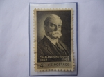 Sellos de America - Estados Unidos -  Dr Charles Evans Hughes (1862-1962)-Abogado- Exgobernador de Nueva York. 