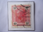 Stamps Austria -  Franz Joseph (1830-1916)- Serie: Emperador Franz Josef-1901-02 - Sello de 10  Heller Austro-Húngaro,