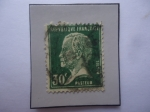 Sellos de Europa - Francia -  Luis Pasteur (1822-1895)- Quiico-Fisico-Bacteriologico-Matemático, Alemán.