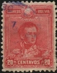 Stamps : America : Bolivia :  Mariscal Antonio José de Sucre.
