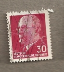 Stamps Germany -  Presidente DDR
