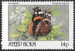 Stamps United Kingdom -  Cenicientas-Steep Holm