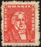 Sellos de America - Brasil -  JOSÉ BONIFACIO.