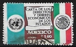 Stamps : America : Mexico :  Carta de los Deberes y Derechos Económicos de los Estados.