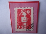 Stamps France -  Marianne de Briat - (Briat Brooklet)- Sello del Bicentenario de la Revolución Francesa