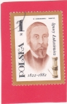 Sellos de Europa - Polonia -  Ignacy Lukasiewicz, (1822-1882), Inventor de lámparas de aceite