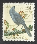 Stamps New Zealand -  Pajaros