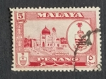 Sellos de Asia - Malasia -  Palacios