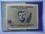 Stamps : America : El_Salvador :  John Fitzgerald Kennedy (1917-1963) - 22 Noviembre 1964