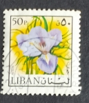 Sellos del Mundo : Asia : Lbano : Flores