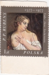 Sellos del Mundo : Europa : Polonia : cuadro de Rubens-Aseo de Venus